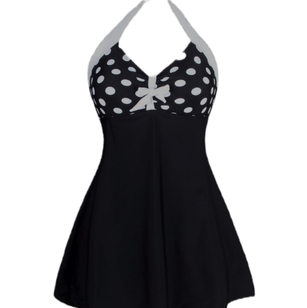 Polka dot swim dress 0094 - Picture 5 of 6
